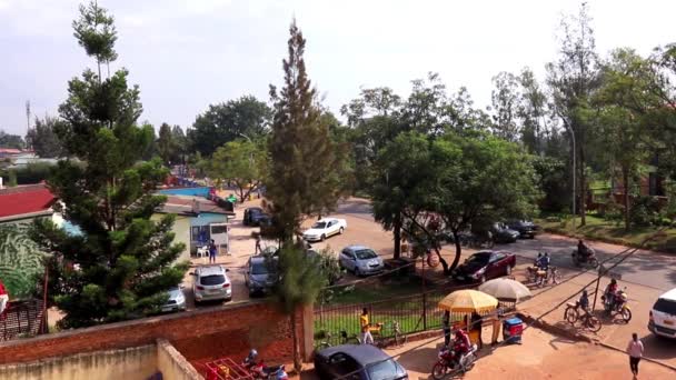 Tráfico Por Carretera Distrito Kicukiro Kigali Capital Ruanda África Oriental — Vídeos de Stock