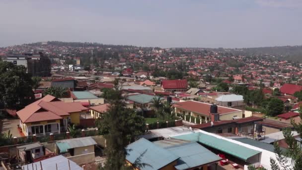 Wegverkeer Het Kicukiro District Kigali Hoofdstad Van Rwanda Oost Afrika — Stockvideo