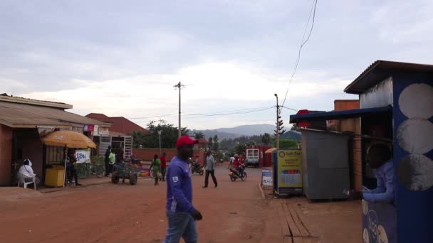 Tráfego Rodoviário Distrito Kicukiro Kigali Capital Ruanda África Oriental Por — Vídeo de Stock