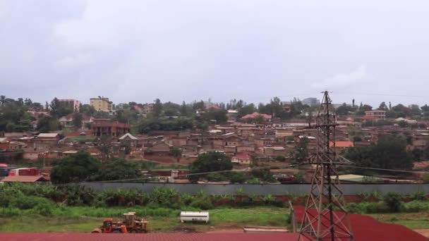 Uitzicht Kimihurura Wijk Van Kigali Hoofdstad Van Rwanda Oost Afrika — Stockvideo