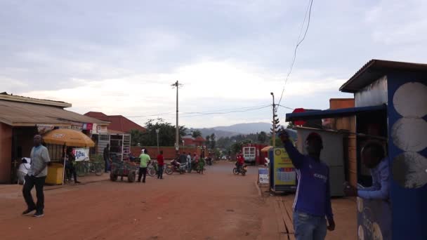 Persone Edifici Non Identificati Nel Distretto Kicukiro Kigali Capitale Del — Video Stock