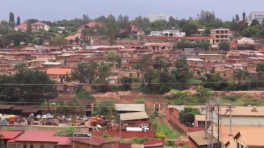 Doğu Afrika, Ruanda 'nın başkenti Kigali' nin Kimihurura ilçesi, yaklaşık Mart 2019.