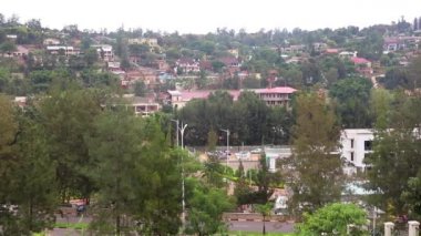 Doğu Afrika, Ruanda 'nın başkenti Kigali' nin Kimihurura ilçesi, yaklaşık Mart 2019.