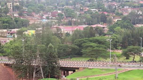 Doğu Afrika Ruanda Nın Başkenti Kigali Nin Kimihurura Ilçesi Yaklaşık — Stok video