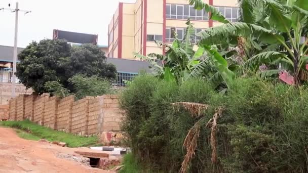 Неизвестные Люди Движение Горе Нянза Кигали Столице Руанды Восточная Африка — стоковое видео