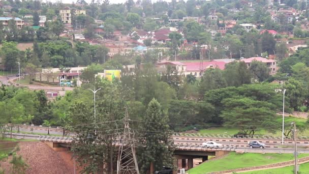 Doğu Afrika Ruanda Nın Başkenti Kigali Nin Kimihurura Ilçesi Yaklaşık — Stok video