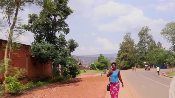 Neidentifikovaní Lidé Trhu Kicukiro Kigali Rwandě Březnu 2019 — Stock video