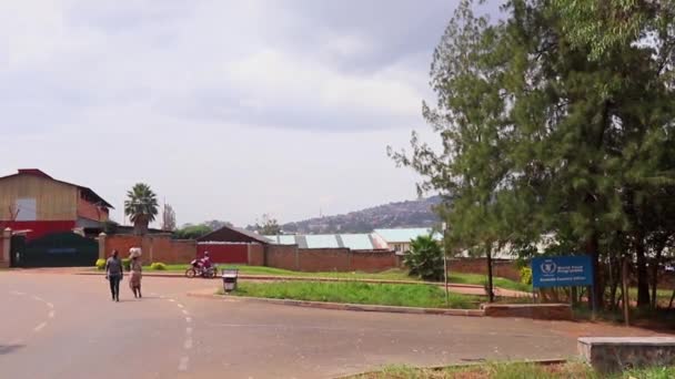 Verkeer Ziniya Markt Kigali Rwanda Maart 2019 — Stockvideo