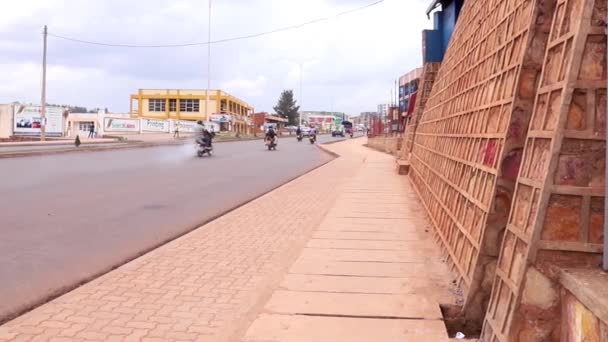 Дорожній Рух Sonatube Road Кігалі Руанда Березні 2019 Року — стокове відео