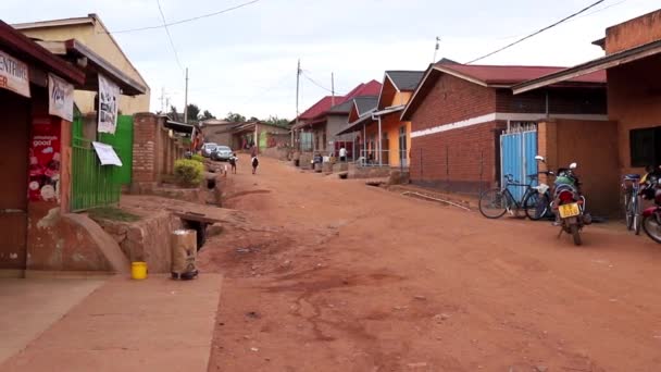 Straßenverkehr Bezirk Kicukiro Kigali Der Hauptstadt Ruandas Ostafrika März 2019 — Stockvideo