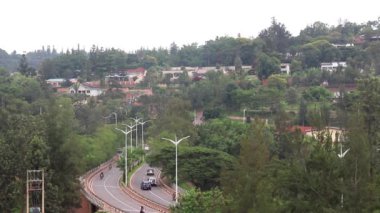 Doğu Afrika, Ruanda 'nın başkenti Kigali' nin Kimihurura ilçesi, yaklaşık Mart 2019.