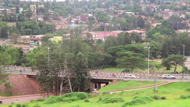 Vista Del Distrito Kimihurura Kigali Capital Ruanda África Oriental Alrededor — Vídeos de Stock