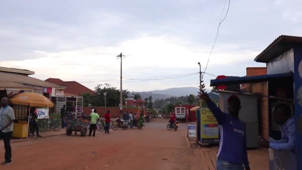 Traffico Stradale Nel Distretto Kicukiro Kigali Capitale Del Ruanda Africa — Video Stock