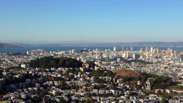 San Francisco Jak Vidět Twin Peaks Kalifornie Asi Říjen 2018 — Stock video