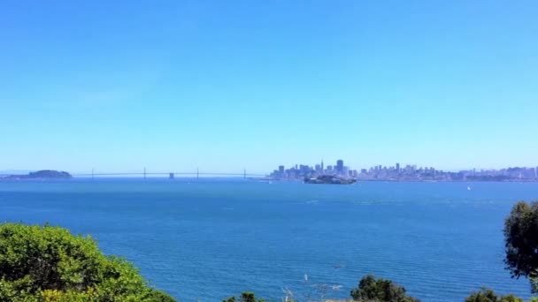 Bay Bridge San Francisco California — Vídeo de stock