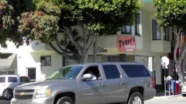 San Francisco, California 'daki Glen Park mahallesindeki sokak sahnesi, Ekim 2018 dolaylarında.