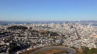 San Francisco, Twin Peaks, California 'dan Ekim 2018' de görüldü.