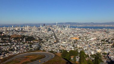 San Francisco, Twin Peaks, California 'dan Ekim 2018' de görüldü.