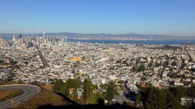 San Francisco, Twin Peaks, California 'dan Ekim 2018' de görüldü.