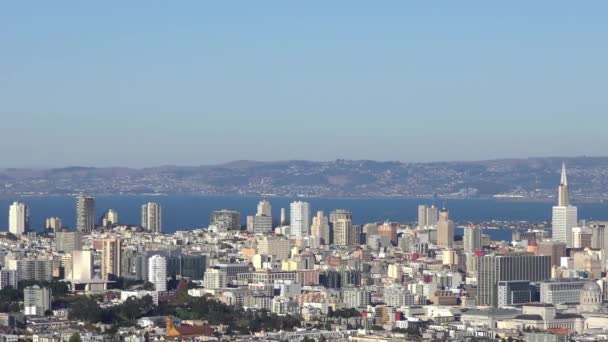 San Francisco Jak Vidět Twin Peaks Kalifornie Asi Říjen 2018 — Stock video