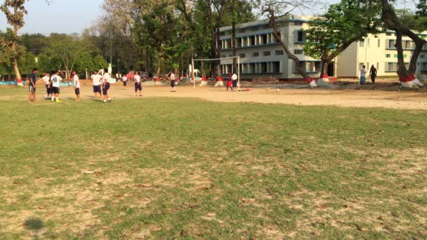 Actividades Para Jóvenes Estudiantes Aire Libre Dhaka Residential Model College — Vídeos de Stock