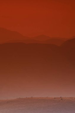 Güney Afrika 'daki Malolotja Ulusal Parkı üzerinde güzel renkli gökyüzü