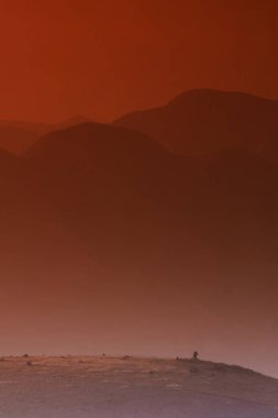 Güney Afrika 'daki Malolotja Ulusal Parkı üzerinde güzel renkli gökyüzü