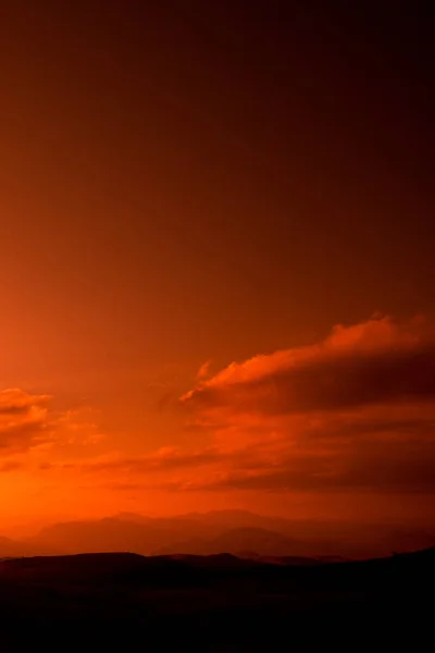 Bellissimo Cielo Colorato Sul Parco Nazionale Malolotja Sud Africa — Foto Stock