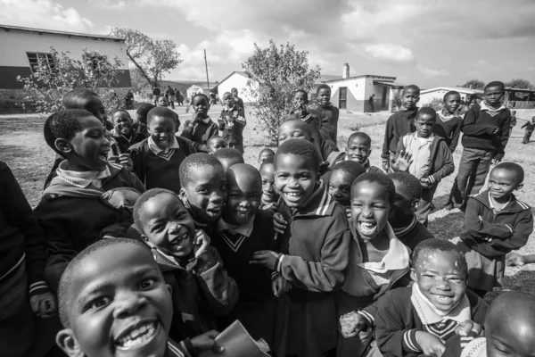 Unidentified Swazi Children July 2008 Nazarene Mission School Piggs Peak — Stock Photo, Image