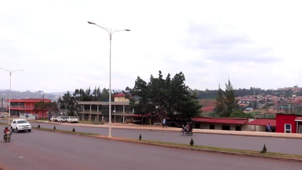 Silniční Doprava Sonatube Road Kigali Rwanda Březen 2019 — Stock video