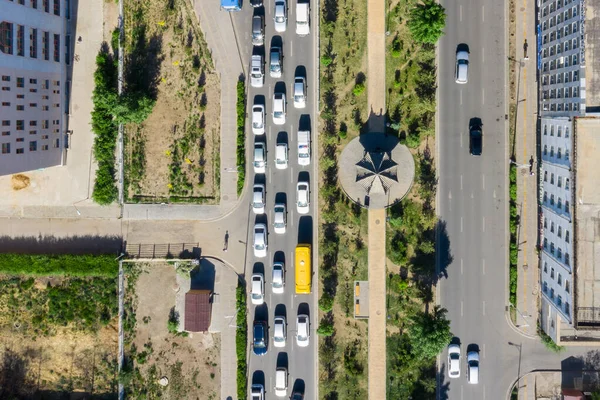 Vista Aérea Ulaanbaatar Capital Mongólia Por Volta Junho 2019 — Fotografia de Stock