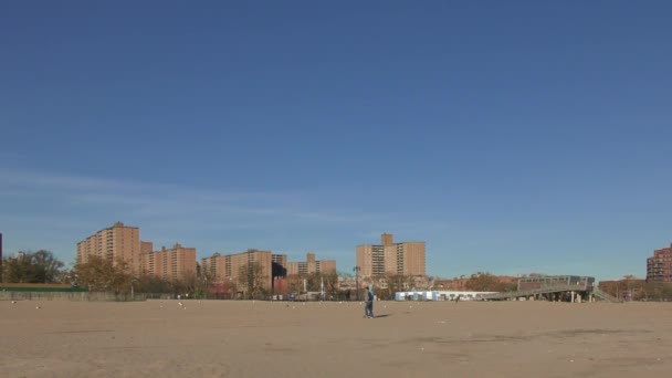 2018年纽约市康尼岛的康尼岛海滩 — 图库视频影像