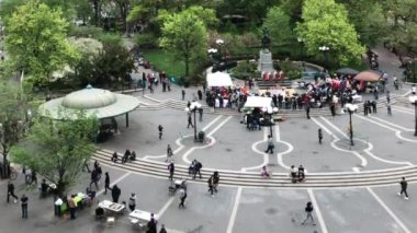 New York, Manhattan 'daki Union Meydanı manzarası, Mayıs 2018.