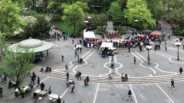 Utsikt Över Union Square Manhattan New York Maj 2018 — Stockvideo