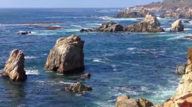 Pasifik Okyanusu Garrapata Eyalet Parkı 'nda Kaliforniya' nın merkez kıyısı boyunca, ABD, 2018