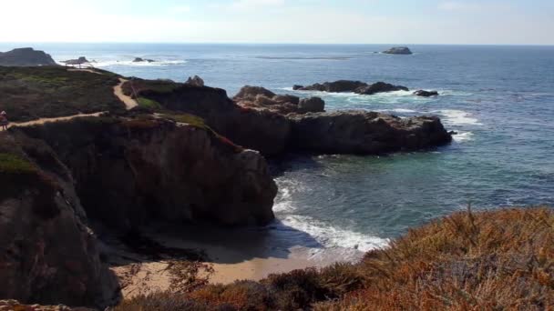 2018 Pacific Ocean Garrapata State Park Californias Central Coast Usa — 비디오