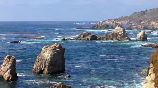 2018 Pacific Ocean Garrapata State Park Californias Central Coast Usa — 비디오