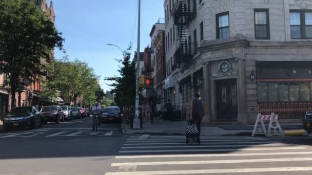 Scena Strada Bushwick Brooklyn Quartiere Operaio Nella Parte Settentrionale Del — Video Stock
