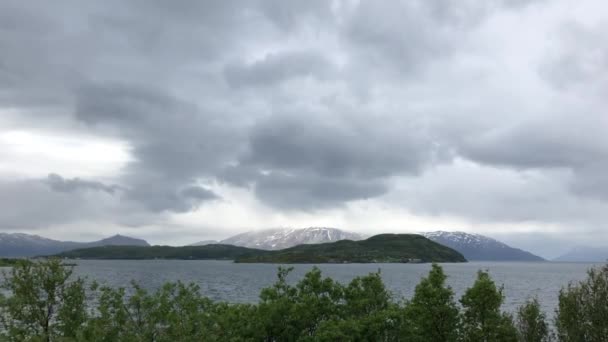 Paisaje Norte Noruega Norte Alta 2018 — Vídeos de Stock