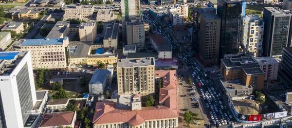 Luchtfoto Van Ulaanbaatar Hoofdstad Van Mongolië Circa Juni 2019 — Stockfoto