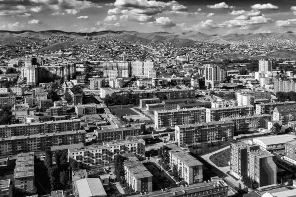 Vista Aérea Ulaanbaatar Capital Mongólia Por Volta Junho 2019 — Fotografia de Stock