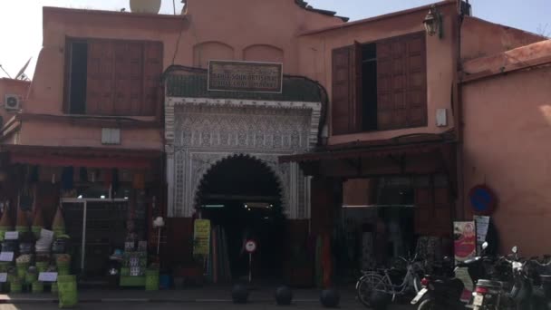 Tráfico Urbano Marrakech Marruecos 2018 — Vídeo de stock