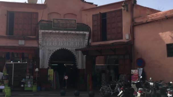 Tráfego Rua Marraquexe Marrocos 2018 — Vídeo de Stock