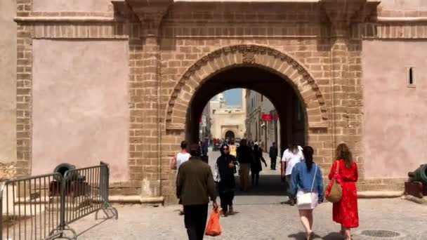 Essaouira Morocco 古堡入口 — 图库视频影像