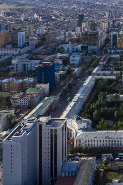Вид Воздуха Столицу Монголии Улан Батор Июнь 2019 Года — стоковое фото
