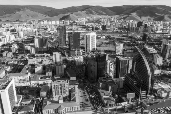 Aerial View Ulaanbaatar Capital Mongolia Circa June 2019 — Stock Photo, Image