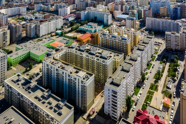 Luchtfoto Van Ulaanbaatar Hoofdstad Van Mongolië Circa Juni 2019 — Stockfoto