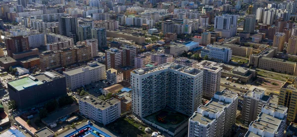 Luchtfoto Van Ulaanbaatar Hoofdstad Van Mongolië Circa Juni 2019 — Stockfoto