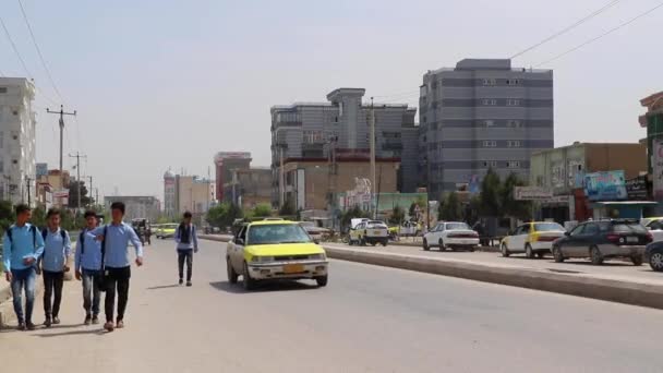 Κυκλοφορία Στο Mazar Sharif Βόρειο Αφγανιστάν 2019 — Αρχείο Βίντεο