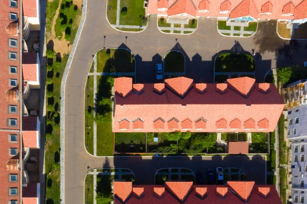 Moğolistan 'ın başkenti Ulaanbaatar' ın havadan görünüşü, yaklaşık Haziran 2019